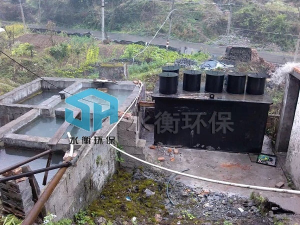 湖南荆州的生活污水处理设备现场安装调试