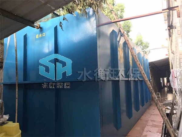 贵州地埋一体化污水处理设备安装现场