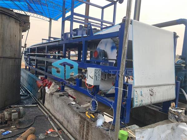 贵州铜仁带式真空过滤机安装调试现场