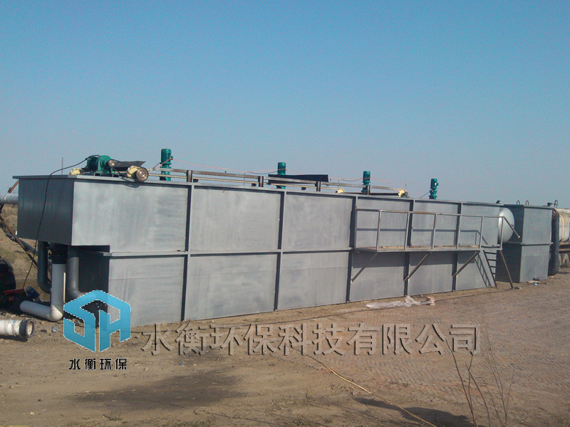 沧州气浮机安装现场