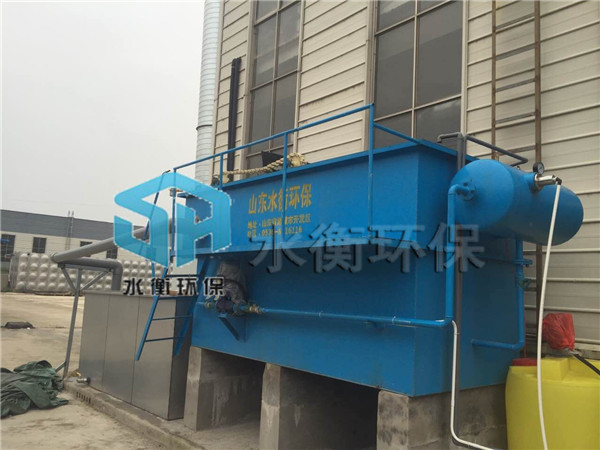 宁夏溶气气浮机安装完毕