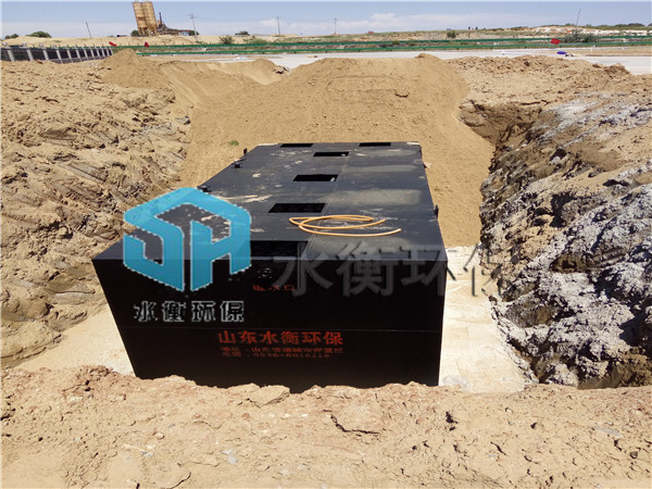 济南地埋式污水处理设备安装现场