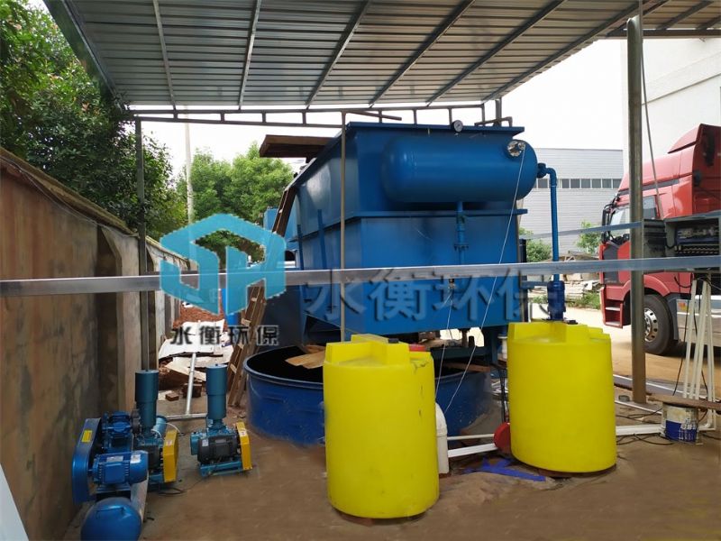 湖南湘潭淘米水处理设备安装完毕