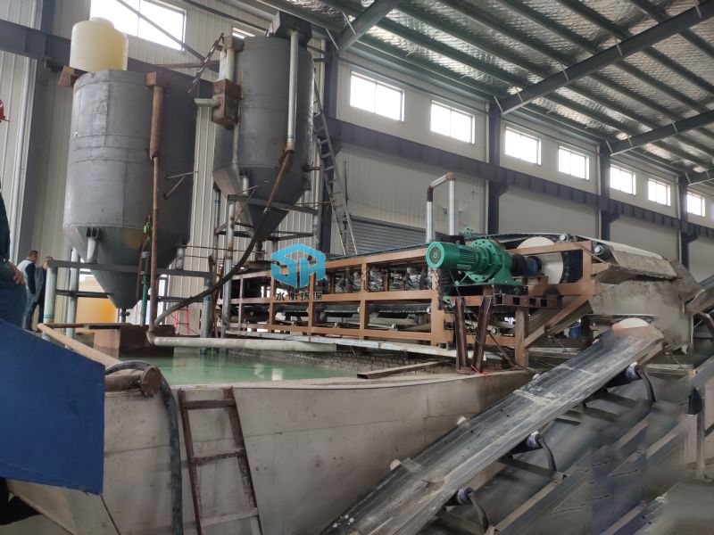 广州一台带式带式真空过滤机安装调试完毕